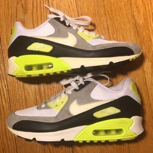 Air Max 90 Essential Dark Grey Volt Neon GS